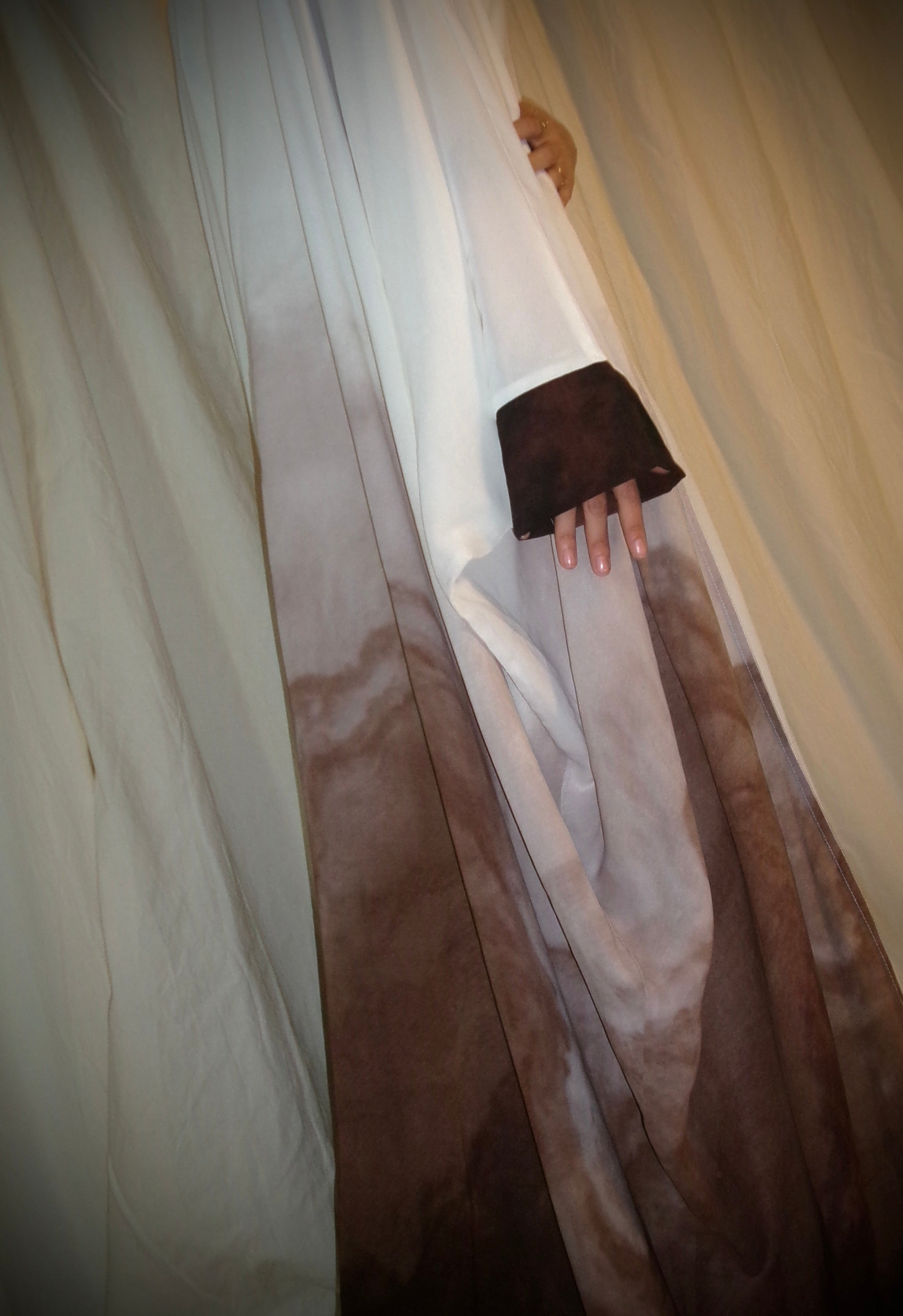 Desert Chiffon Open Abaya