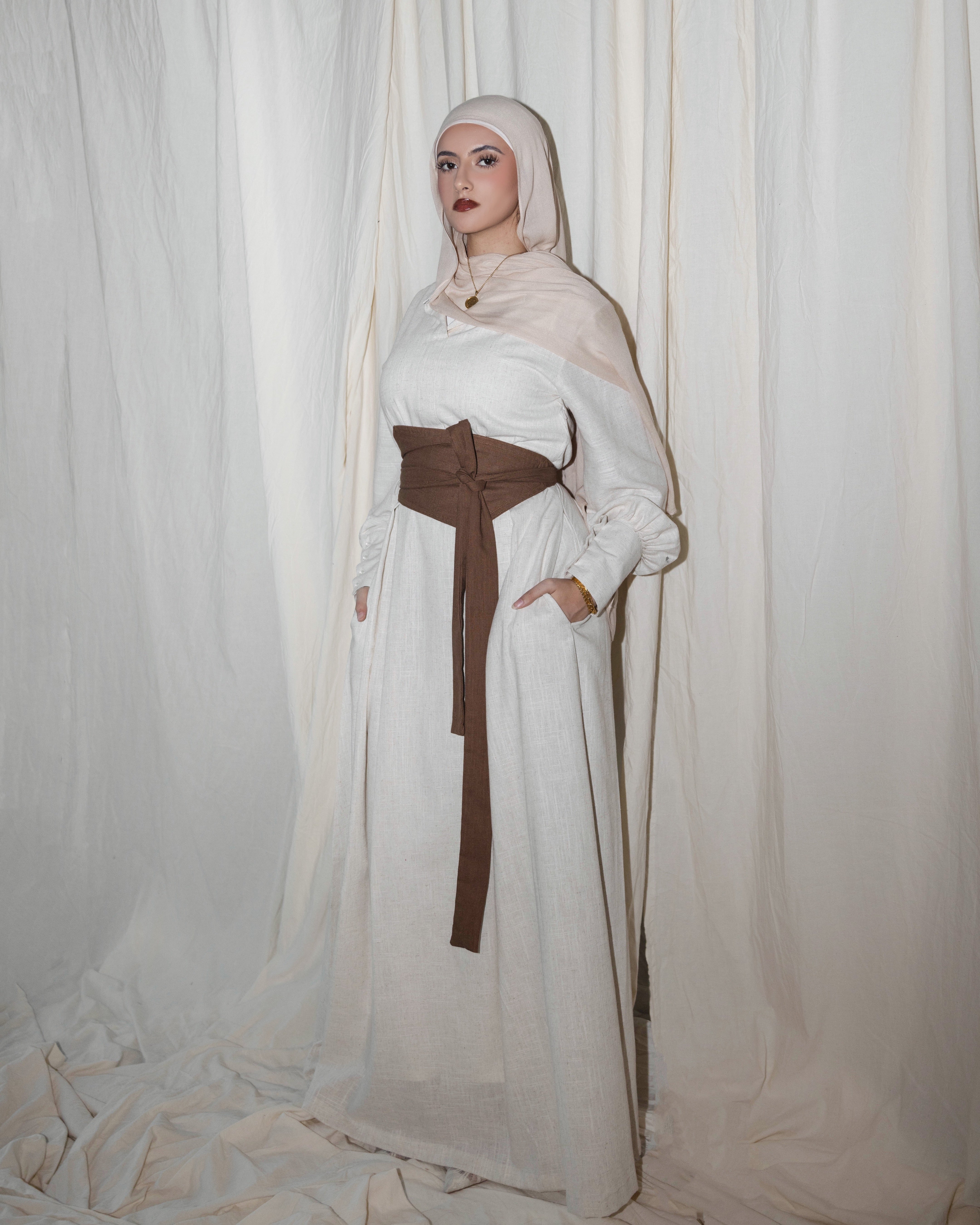 The Linen Dress | IVORY