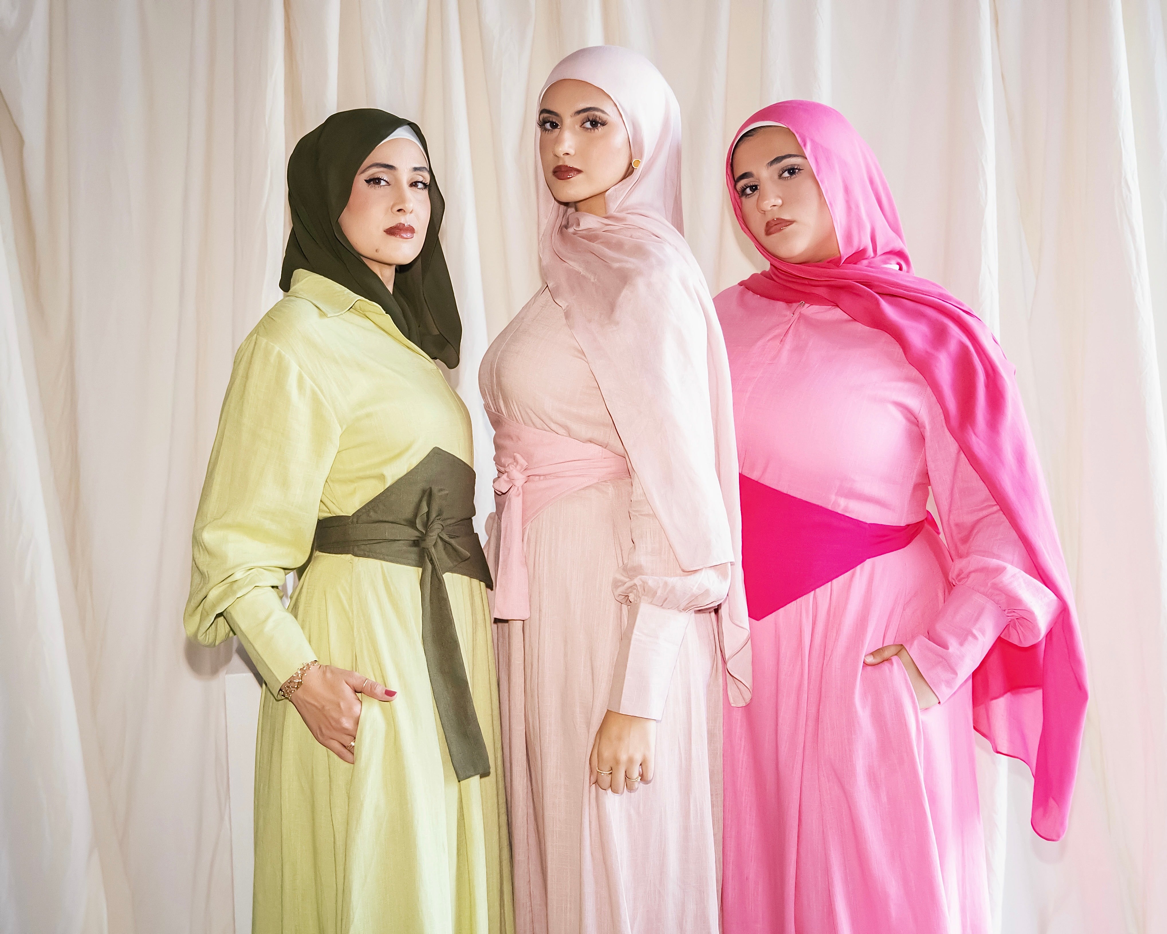 THE LINEN DRESS | PISTACHIO