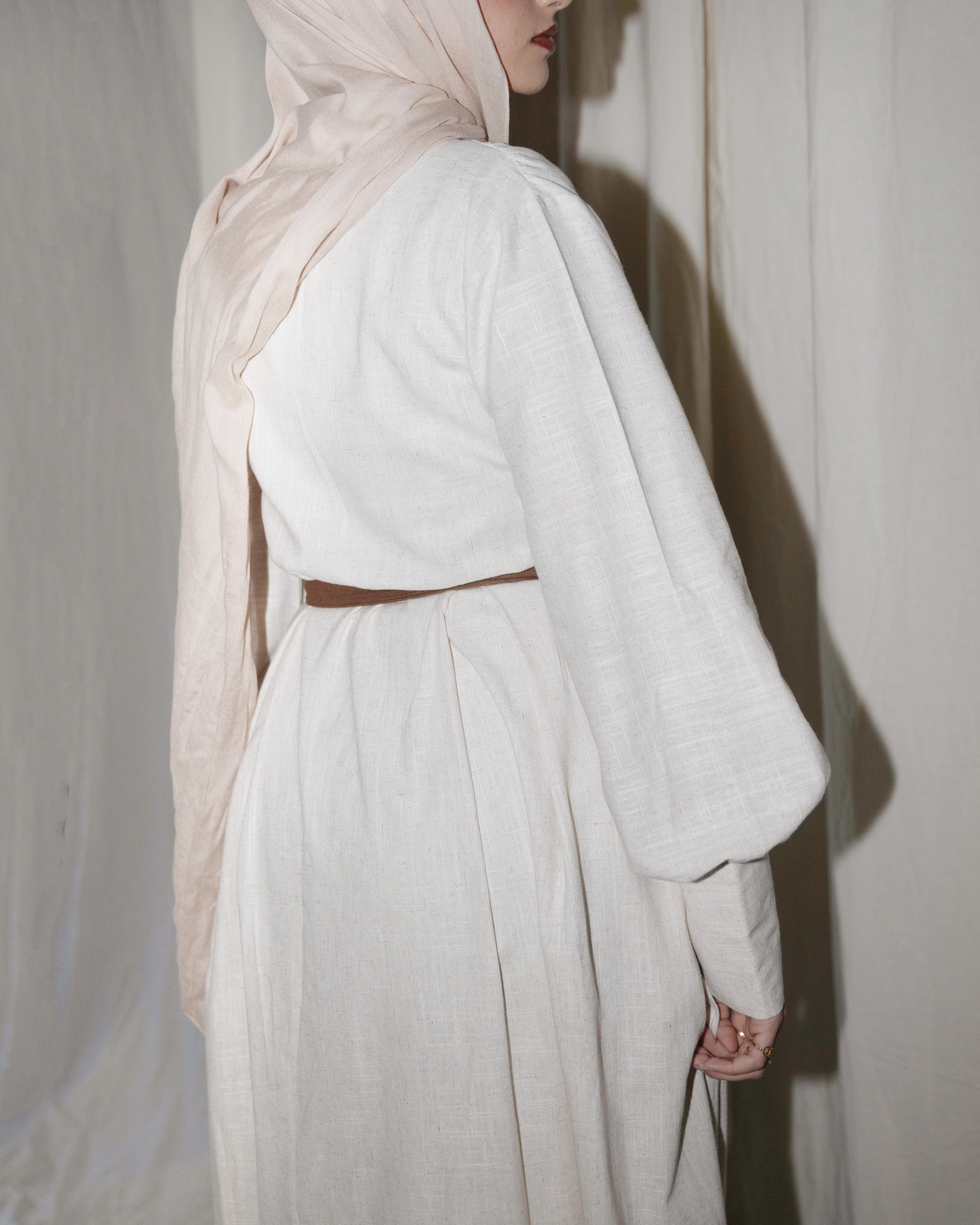 The Linen Dress | IVORY